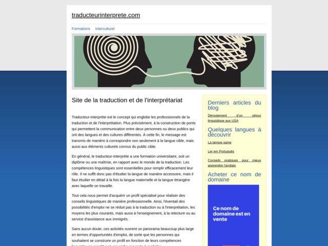 Le métier d'interprète
