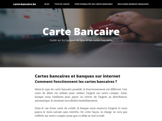 Les cartes bancaires en Belgique