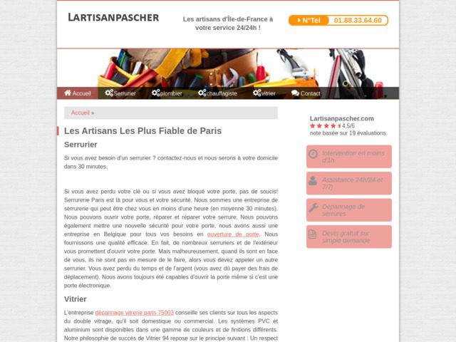 Depannage 2424 77j | Lartisanpascher.com