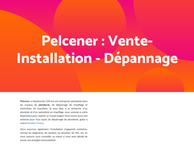 Plombier Grasse, le meilleur plombier chauffagiste Pelcener plomberie