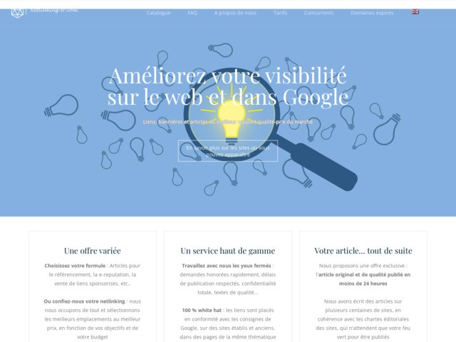 Infos sur le netlinking