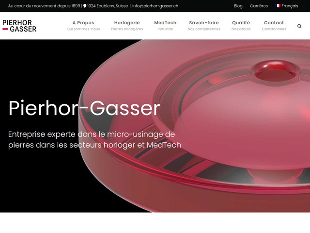 Contre-pivots, glace olivée et pierres de support pour montres mécaniques d