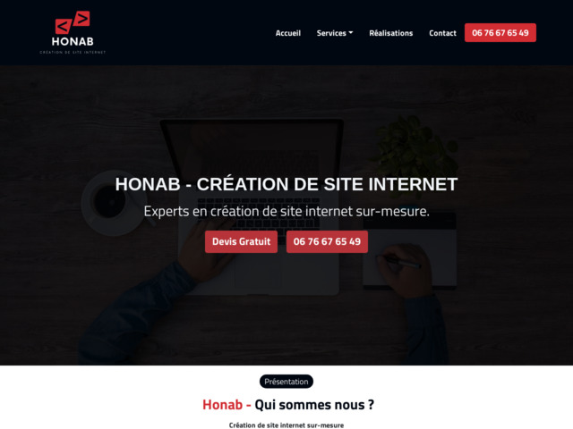Honab - création de site internet, seo, sea