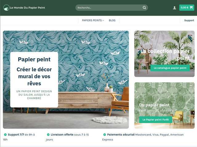 Le papier peint panoramique