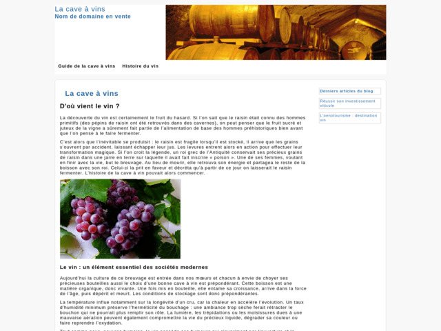 Choisir une cave à vins