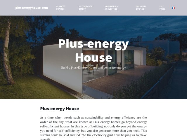 Energy house