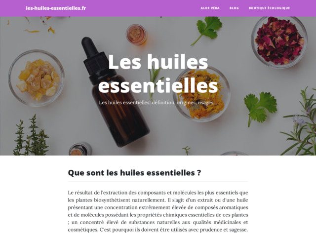 Connaitre les huiles