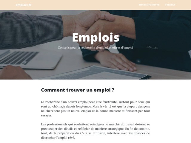 Petites annonces emplois