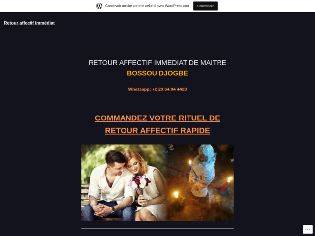 Retour affectif immédiat