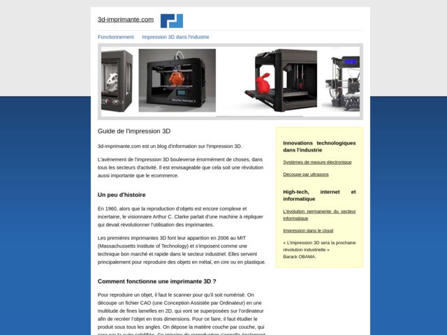 Choisir une imprimante 3D
