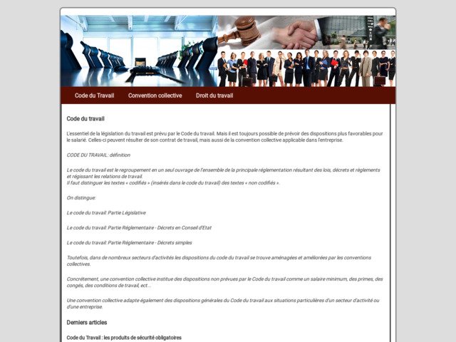 Le travail et le droit
