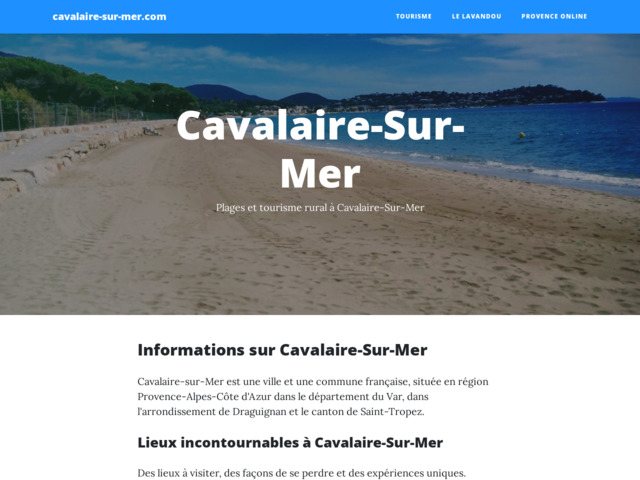 Vacances à Cavalaire-sur-Mer