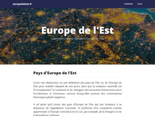 Guide sur les pays de l'europe de l'est