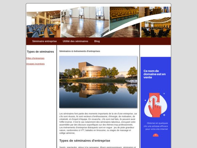 Séminaires & événements d'entreprises