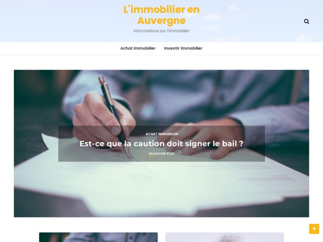 Habiter en auvergne.com
