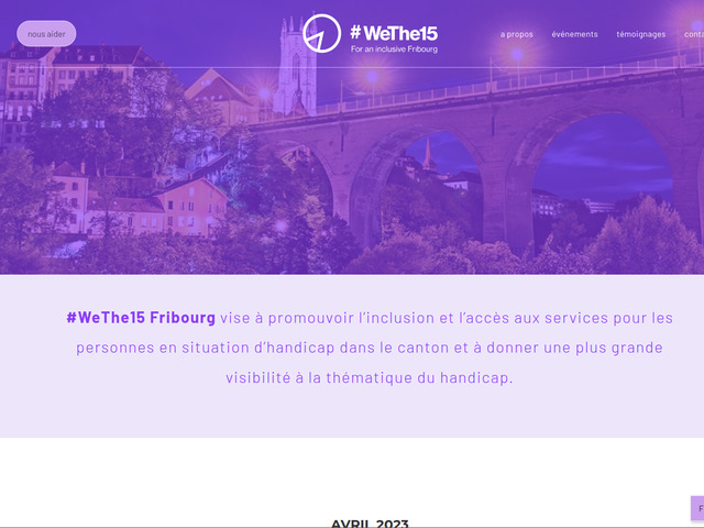 #wethe15, aide aux handicapés