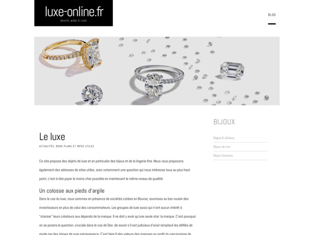 Luxe en ligne