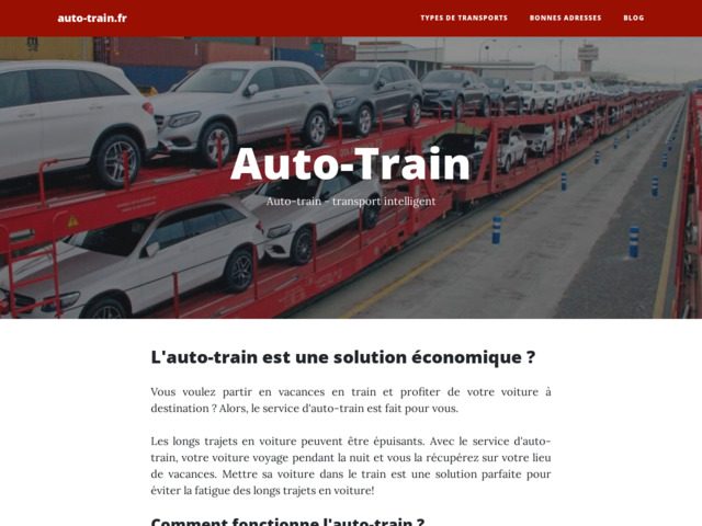Infos sur l'auto-train