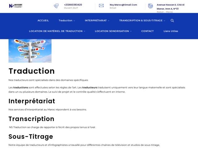 Agence de traduction au Maroc