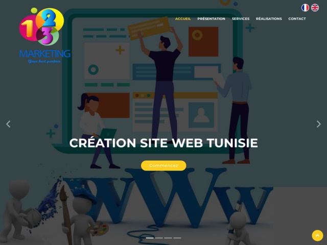 Cration site vitrine Tunisie