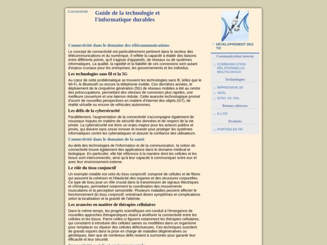 Infos sur l'informatique