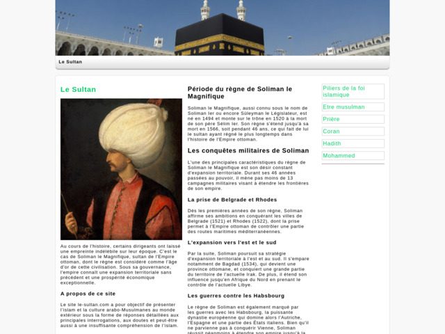 Guide du sultan