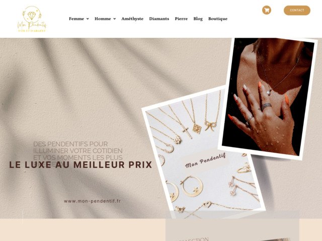Mon pendentif : votre style, votre bijou