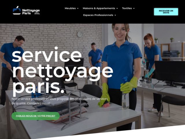 Service de nettoyage à paris