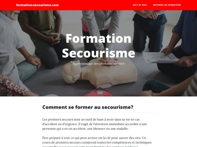 Ou effectuer une formation de secouriste ?