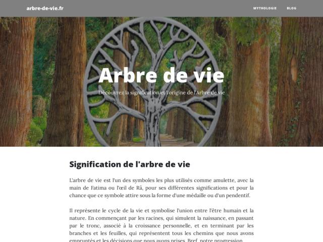 L'arbre de vie, la signification