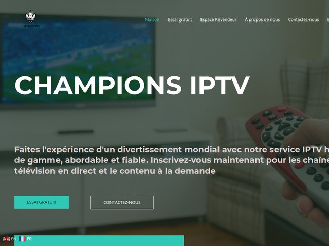 Faites l'expérience d'un divertissement mondial avec notre service IPTV