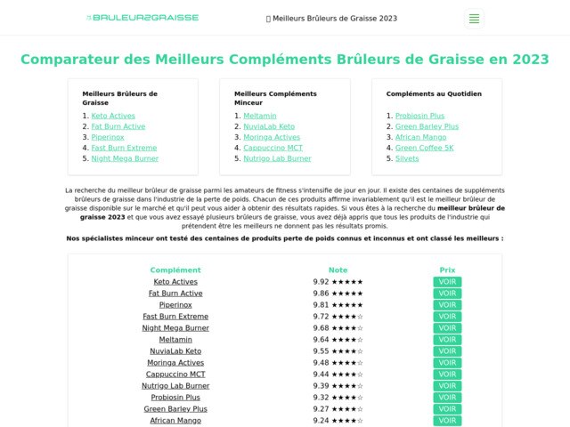 Vous souhaitez bruler les graisses de manière efficace ?