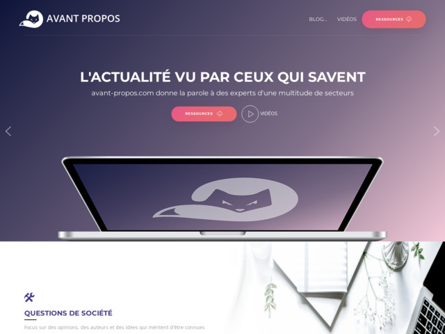 Site d'actualités