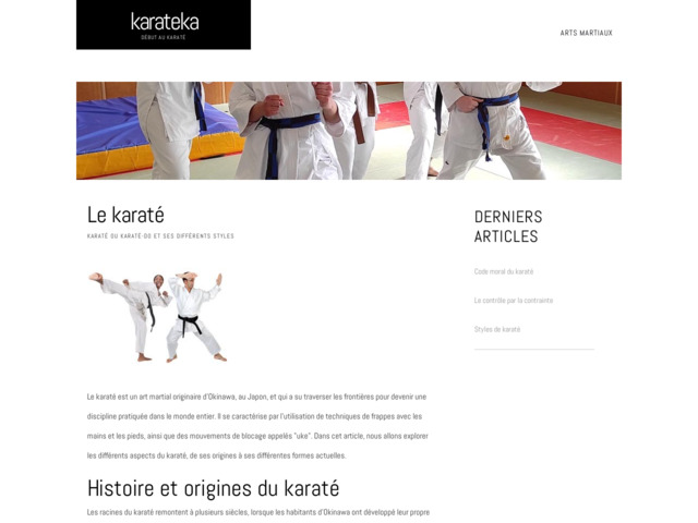 Découvrir le karaté