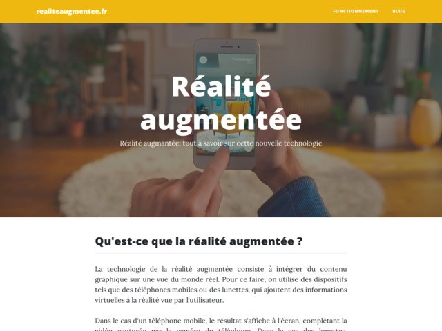 Tout savoir sur la réalité augmentée