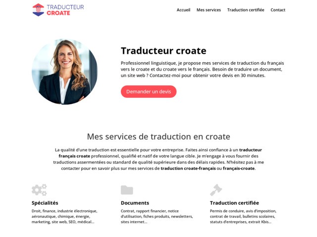 Traducteur franais croate