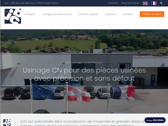 Djc décolletage | Usinage CN, pièces usinées de haute précision