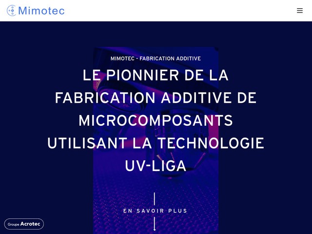 Technologie de microfabrication par électroformage | mimotec