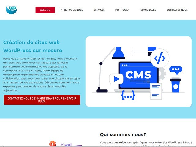 Création sites wordpress