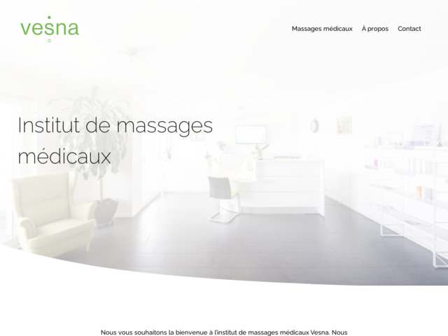 Cabinet de massages thérapeutiques à bulle