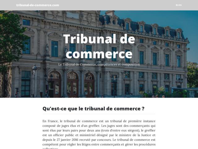 Qui compose le tribunal de commerce ?