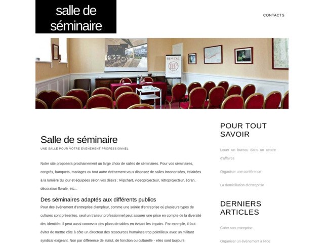Salle de séminaire