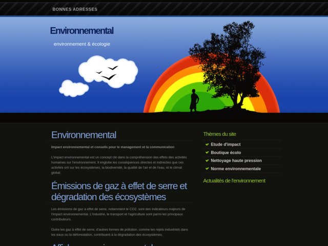 Zoom sur la protection de l'environnement
