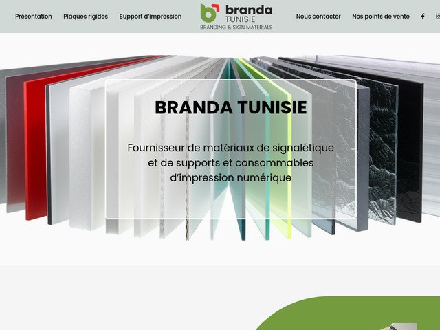 Branda tunisie : fournisseur pour la signaltique et l'impression numrique