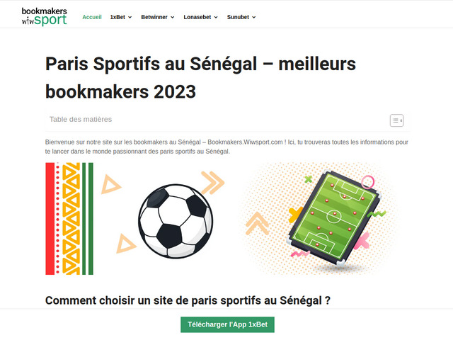 Tous les secrets des paris sportifs au Sénégal