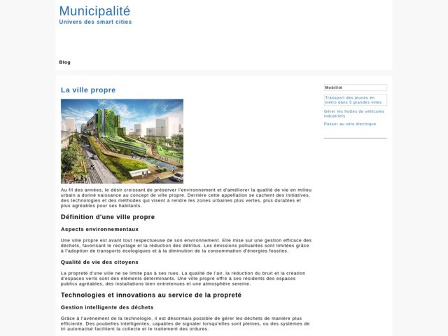Ville et écologie