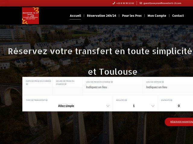 Navette 12-31 VTC Toulouse