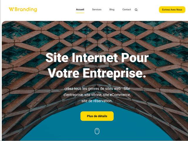 Site web vitrine , site ecommerce , site entreprise