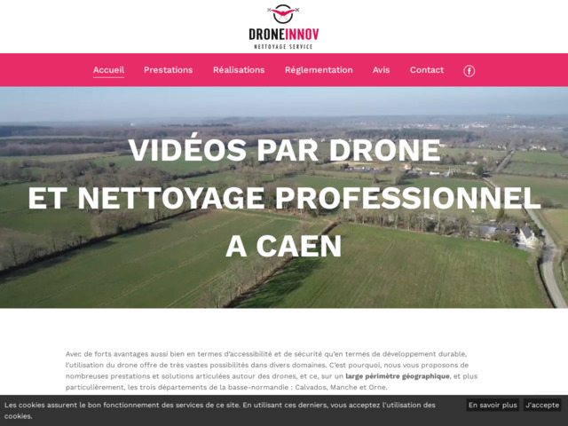 Drone innov - Nettoyage, vidéos et inspection de bâtiment par drone à Caen