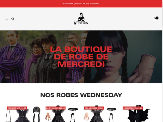 Robe Mercredi Addams
